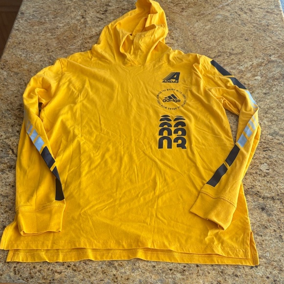Adidas Golden Hoodie with Black and Gray Details - Picture 1 of 1